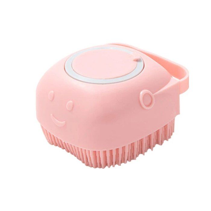 Brosse de douche - GENERIC - Silicone - Inodore - Haute qualité - Pour chien moyen