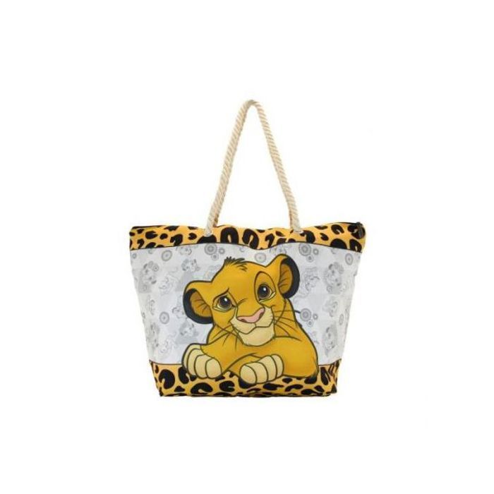 ROI LION Sac de Plage Soleil Leopardin