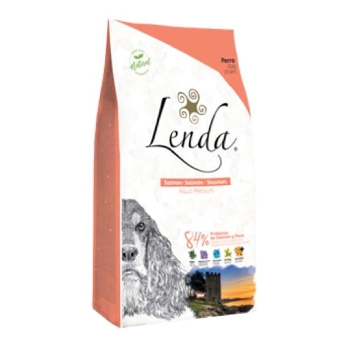 Aliment pour chiens - LENDA ORIGINAL - Saumon - 2kg - Croquettes naturelles et saines