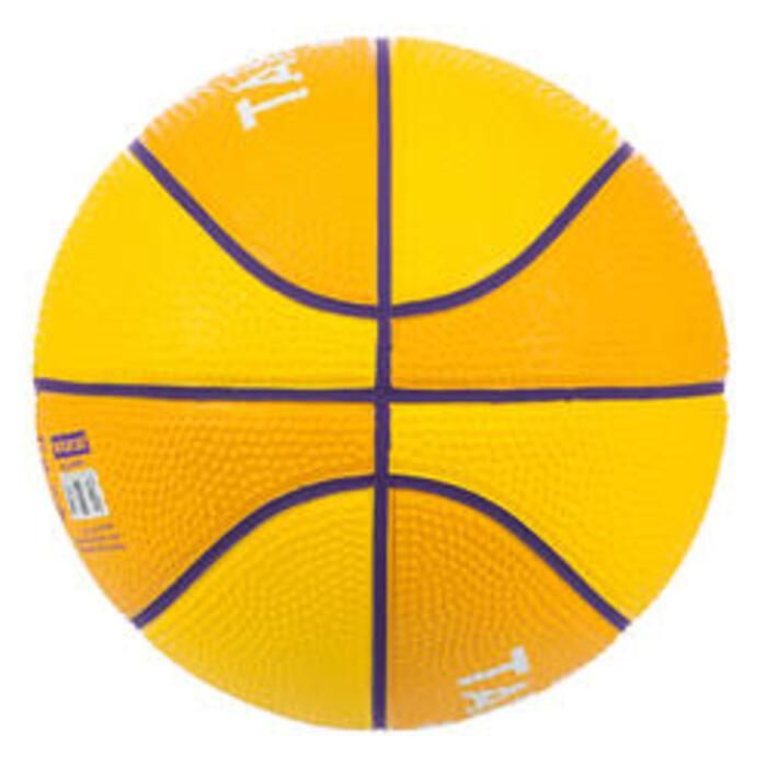 Mini ballon de basketball - DECATHLON - K100 - Taille 1 - Jaune - Enfant