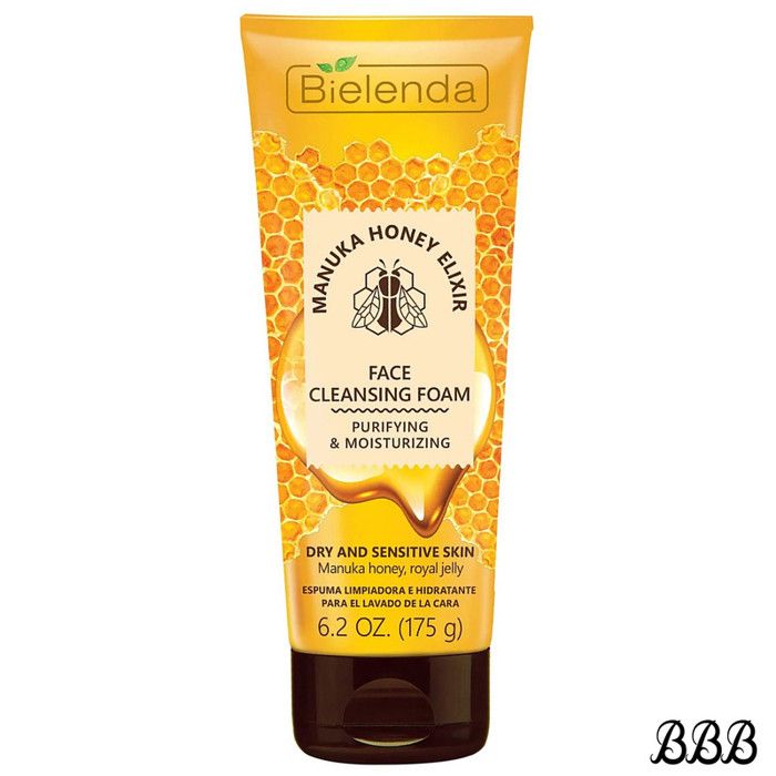 Mousse Nettoyante et Hydratante - Bielenda - Miel de Manuka - Gelée Royale - 175g