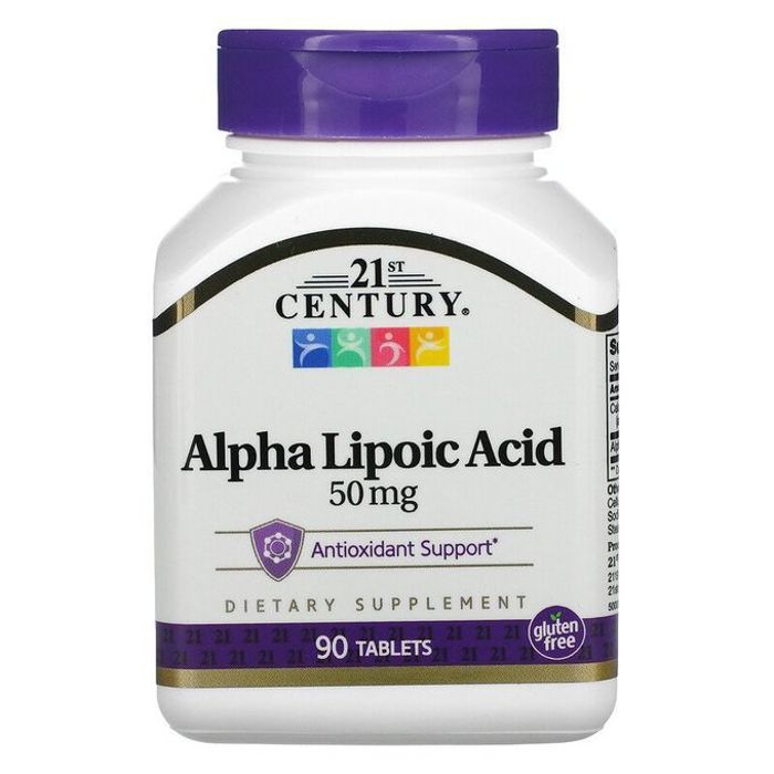 Acide alpha-lipoïque, 50 mg, 90 comprimés