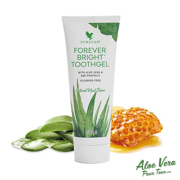 Gel dentaire - FOREVER BRIGHT™ - Non abrasif - Sans fluor - Propolis - Aloe vera