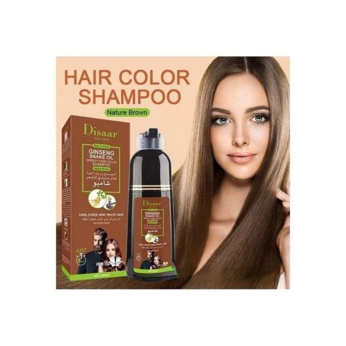 Shampoing disaar colorant marron pour Hommes & Femmes