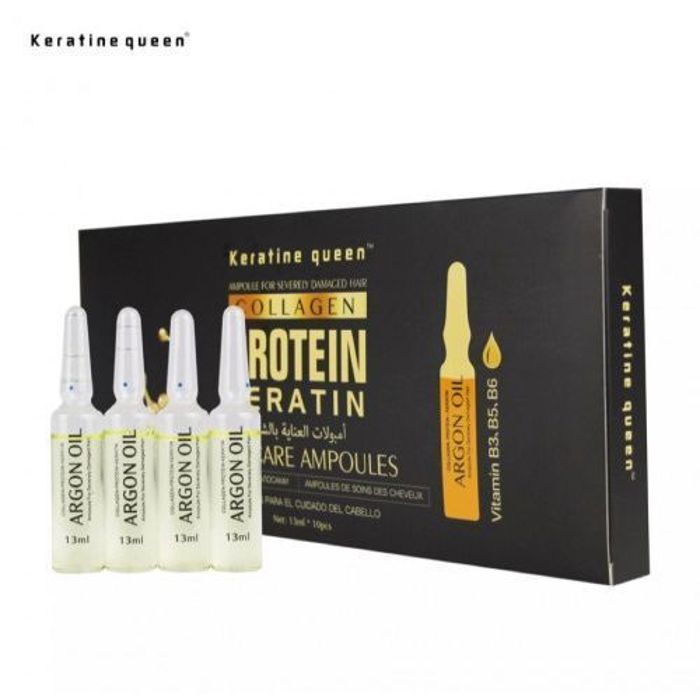 kerateen queenAmpoules pour cheveux abimés a huile d'argan