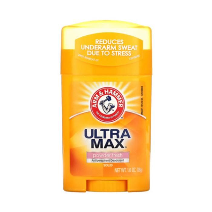 Déodorant Stick - Arm & Hammer - Ultra Max Powder Fresh - Protection 48h - Absorption Odeurs - 28g
