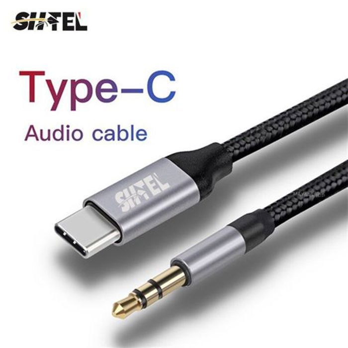 Shtel Câble convertisseur Audio TYPE-C TO AUX 3.5 mm 1 m pour Tous les téléphones