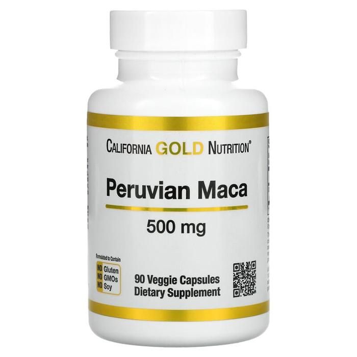 California Gold Nutrition, Maca péruvienne, 500 mg, 90 capsules végétariennes