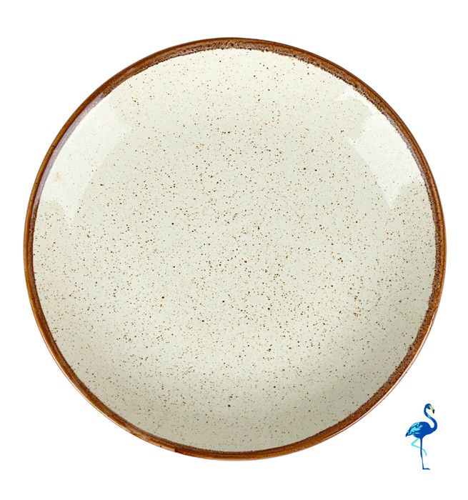 ASSIETTES PLATES SEASONS 20CM BEIGE ( 6 PIECES )