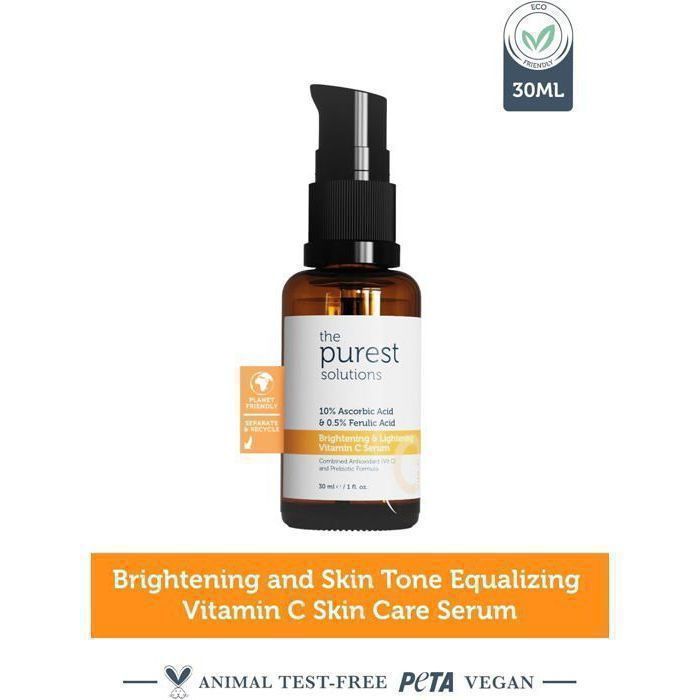 Sérum Visage - The Purest Solutions - Vitamine C - 10% Acide Ascorbique - 0,5% Acide Férulique - 30ml