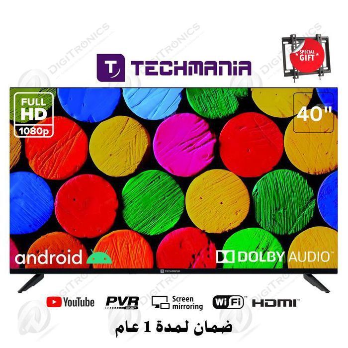 40 Full HD Smart Android, DVB-T2/S2, Wi-Fi, Dolby Audio + Support gratuit