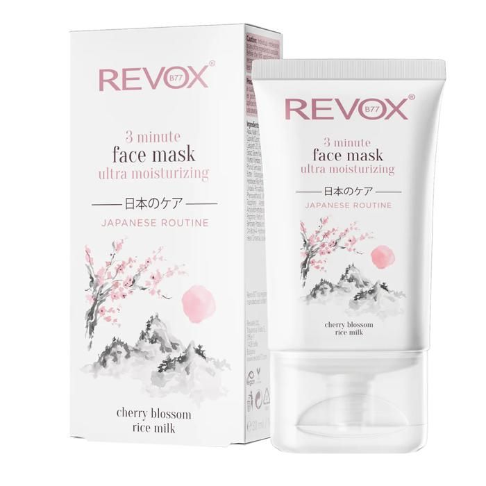 REVOX JAPANESE ROUTINE Masque Visage Ultra Hydratant 3 Minutes