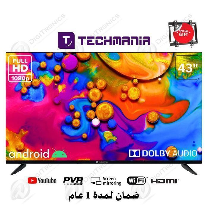 40 Full HD Smart Android, DVB-T2/S2, Wi-Fi, Dolby Audio + Support gratuit