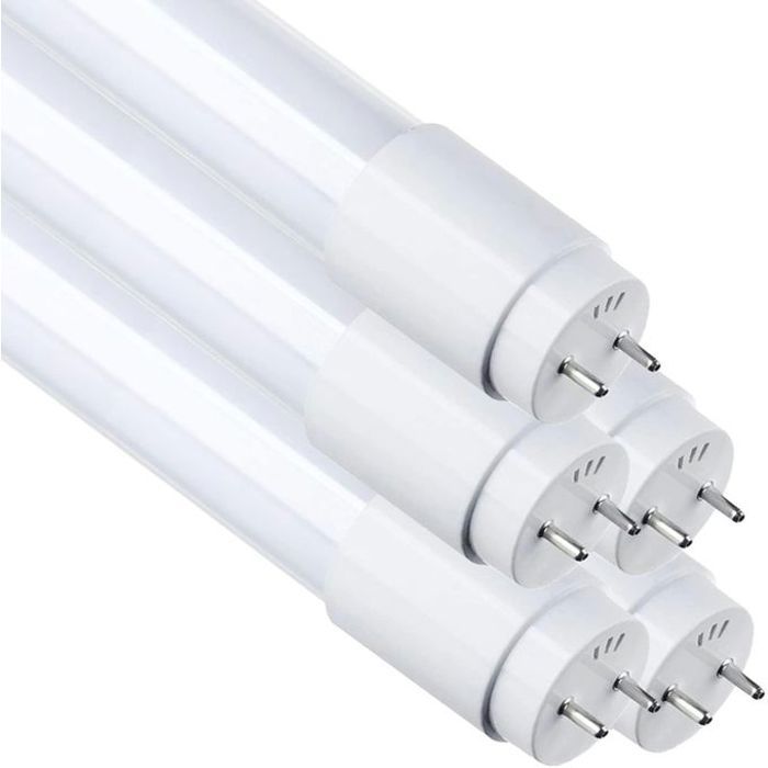 Led Lot de 5 Tube LED 120cm, 18W. Couleur Blanc Froid (6500K)