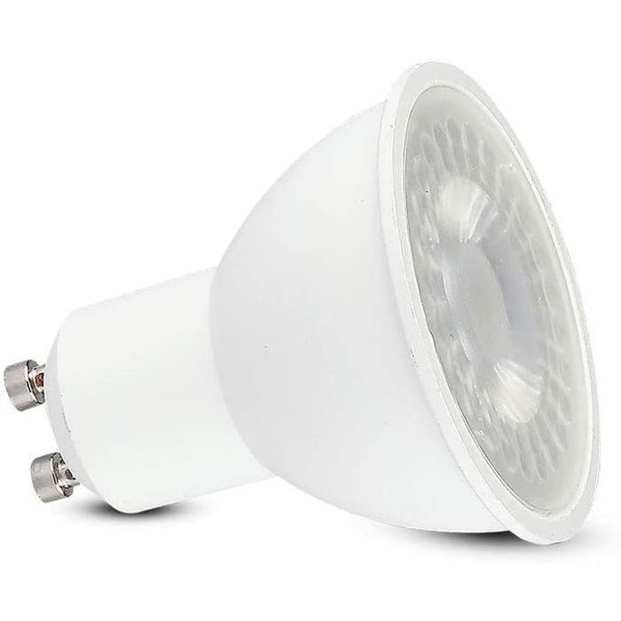 Spot LED type GU10, 7W , Lumiére BLANCHE, 6500K