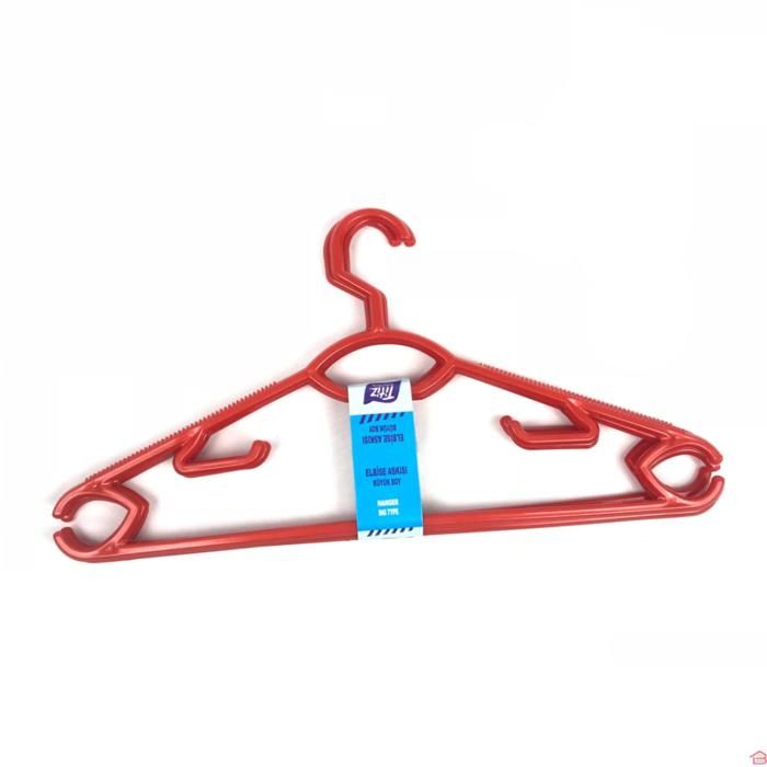 Cintres de Vêtement - TITIZ - Lot de 3 - Rouge - Plastique - Conception Robuste