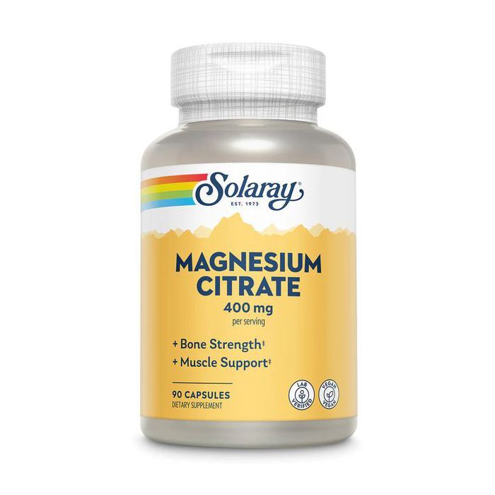 Magnésium Citrat-e 400 mg, 90 Gélules Végétales