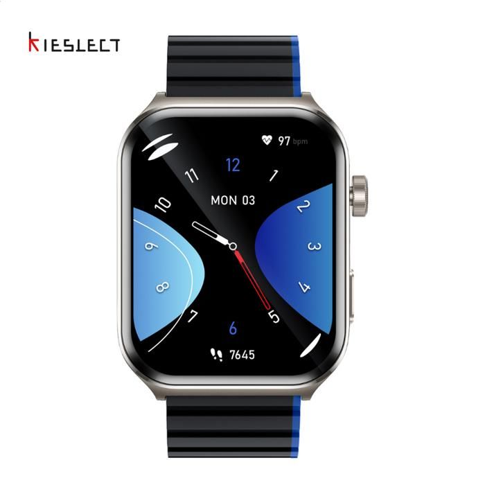 KIESLECT SMART CALLING WATCH KS2 DOUBLE STRAPS SILVER