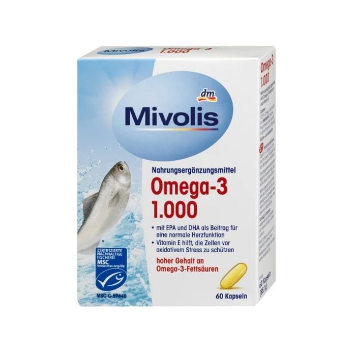 OMEGA 3 MIVOLIS 1000 MG 60 GELULES