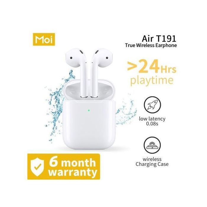 T191 écouteurs sans fil wireless bleutooth 5.0 -Blanc