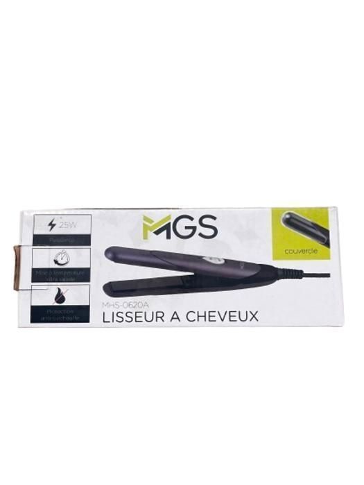 Lisseur à Cheveux - MGS - MHS-0620A - 25W - Noir - Ergonomique