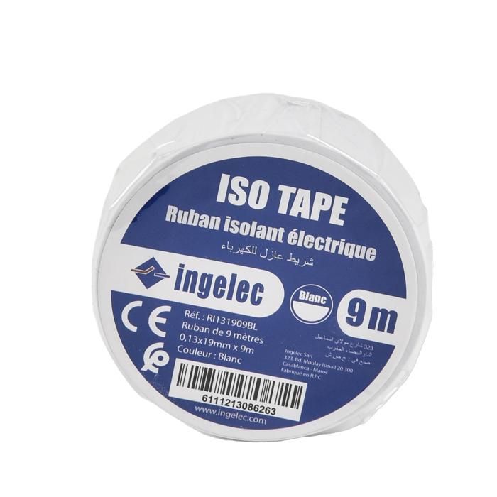 RUBAN ISOLANT BLANC 0.13X19-9M RI131909BL