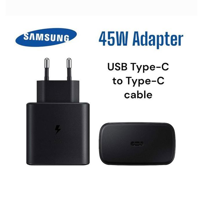 Chargeur Samsung Super rapide 45W PD - Câble type-C