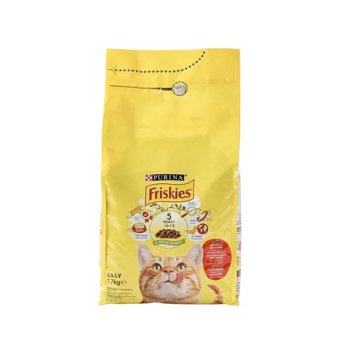 CHATS ADL BŒUF & POULET & LEGUMES 1,7KG FRISKIES