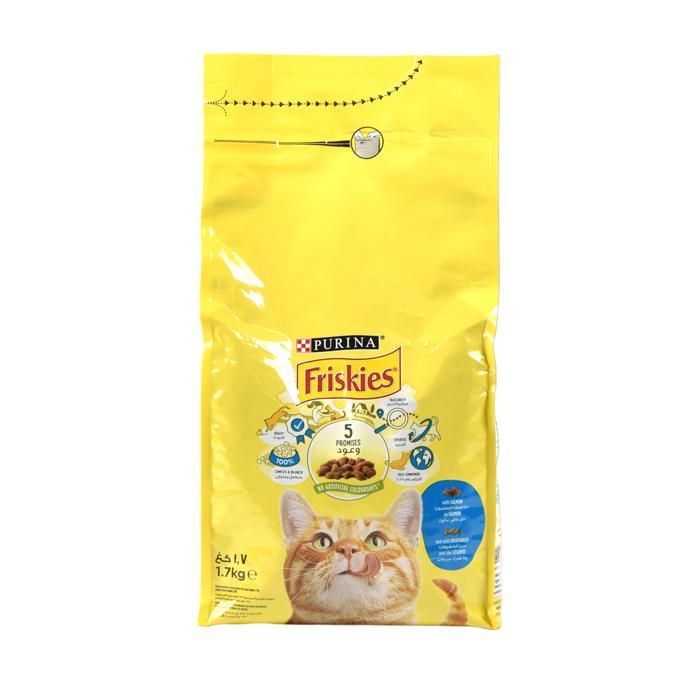 CHATS ADL SAUMON & LEGUMES 1,7KG FRISKIES