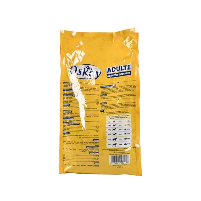 CROQUETTES AU BOEUF POUR CHIENS ADULTES 2KG OSKAY