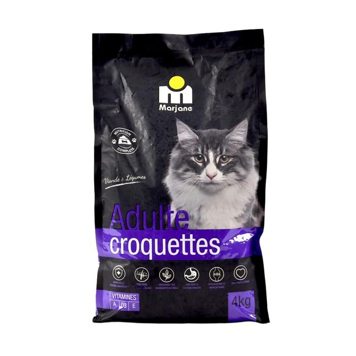 CROQUETTES CHAT ADULTE MARJANE 4KG