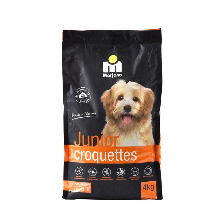 CROQUETTES CHIEN JUNIOR MARJANE 4KG