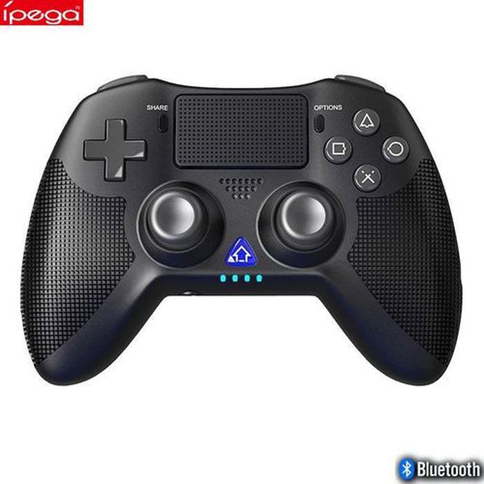 Ipega manette de jeu sans fil bluetooth PG-P4008 3.5mm LED pour Console Playstation 4 /PS3 /Android/ios
