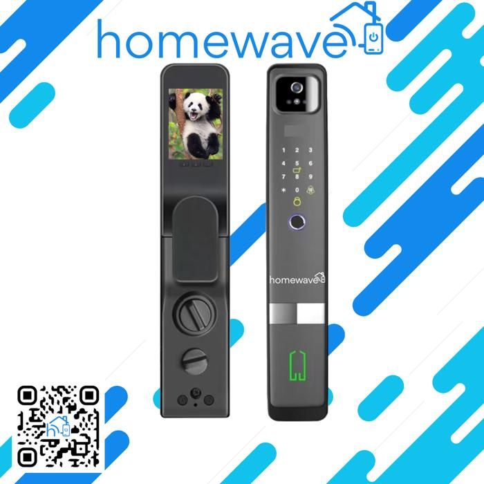 Poignée de porte intelligente H9 PRO Noir