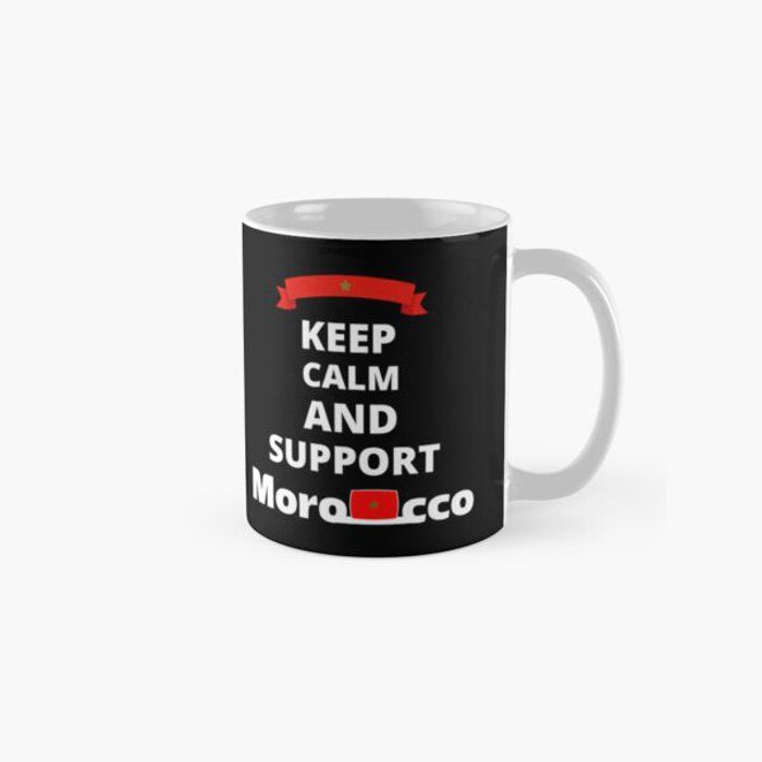 garder son calme et soutenir le maroc Mug classique