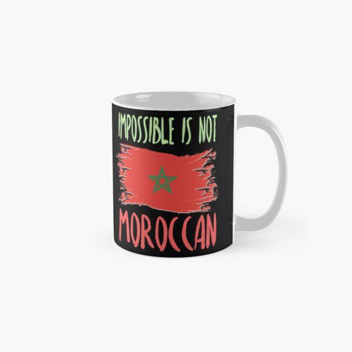 garder son calme et soutenir le maroc Mug classique