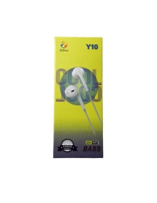Écouteurs kit SiDoc Y10 avec bouton de commande du volume