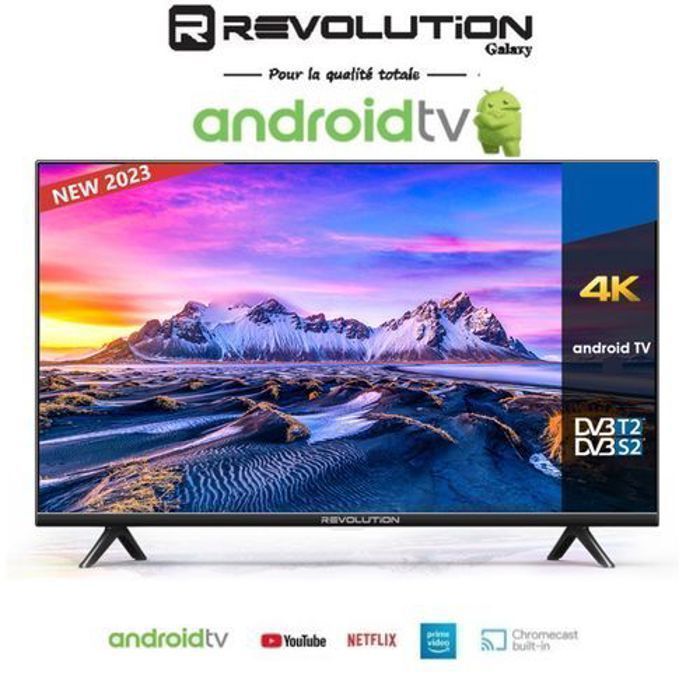 Téléviseur 50" - Revolution - Galaxy - 4K UHD - Smart TV - Récepteur Intégré + HDMI + USB