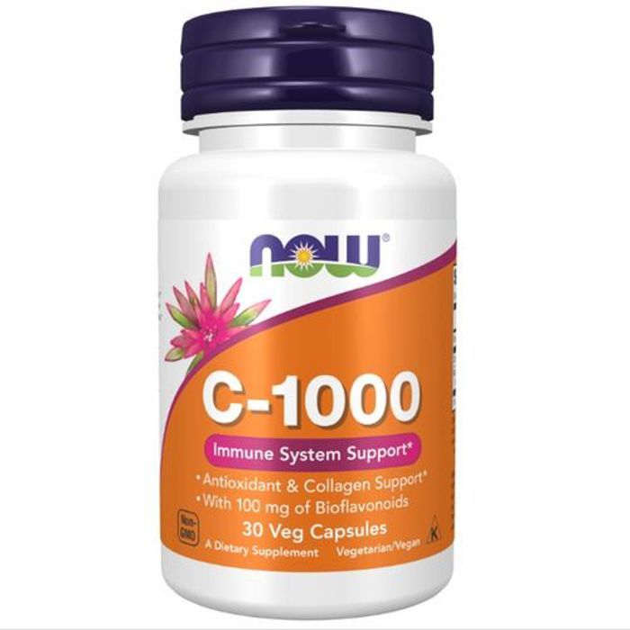 C-1000, 100 mg de bioflavonoïdes Soutien antioxydant et collagène 30 Capsules