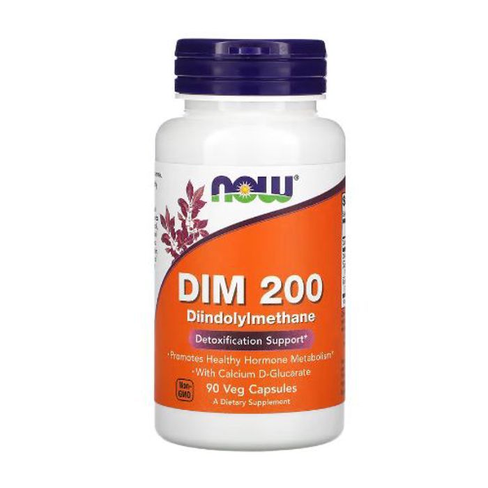 DIM 200, Favorise un métabolisme hormonal sain 90 capsules végétariennes