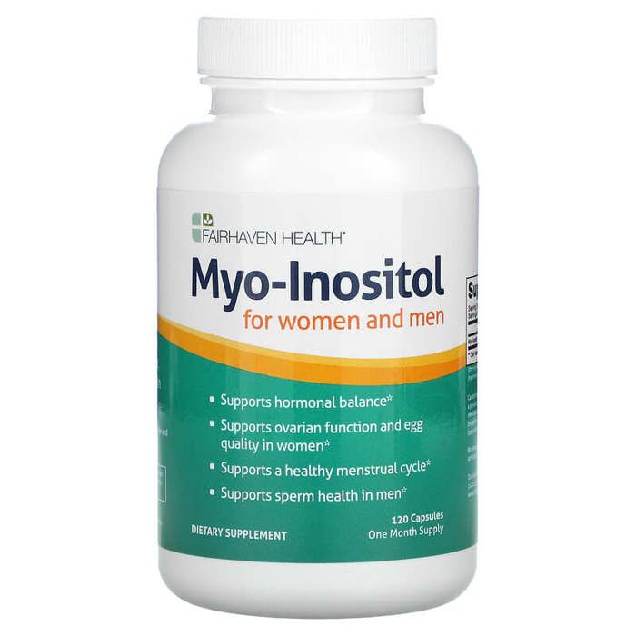 Myo-Inositol, [santé du cycle menstruel et la santé des spermatozoïde] 120 Caps