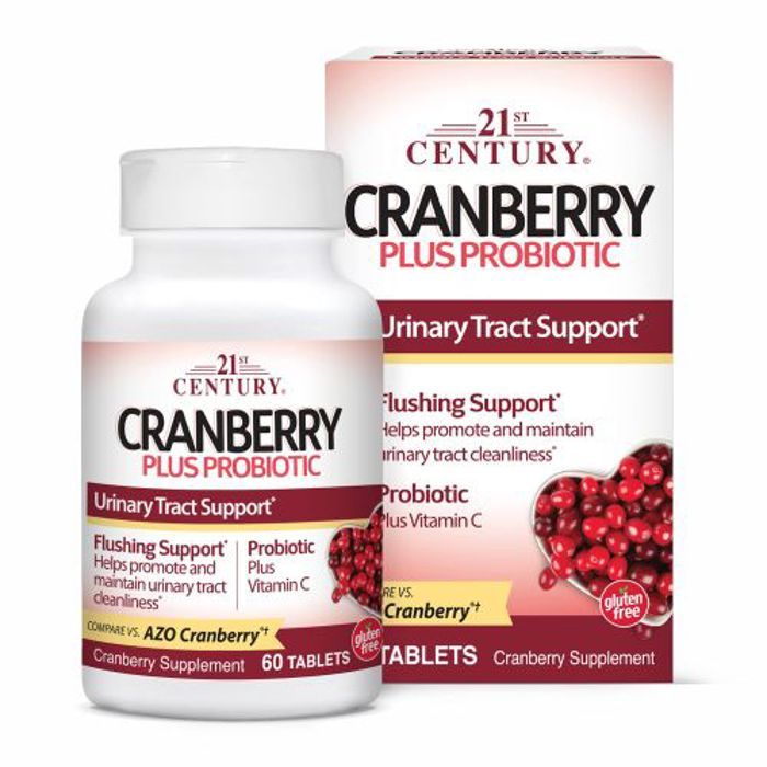 Cranberry Plus Probiotique vitamine C,[ Santé du Système Urinaire et Rénal ], 60 comprimés