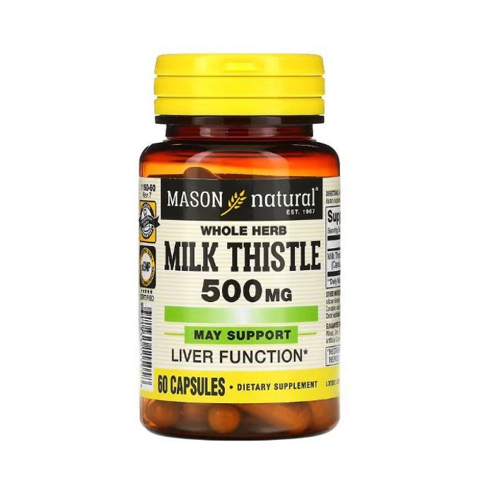 Milk thistle (Chardon-Marie), [protection du foie] 60 vegetarian capsules