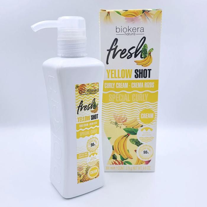 BIOKERA FRESH YELLOW SHOT CURLY CREAM 300 ML