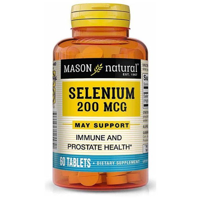 Selenium, 200 mcg, [ Support Immune and Prostate Health ] 60 Tablets