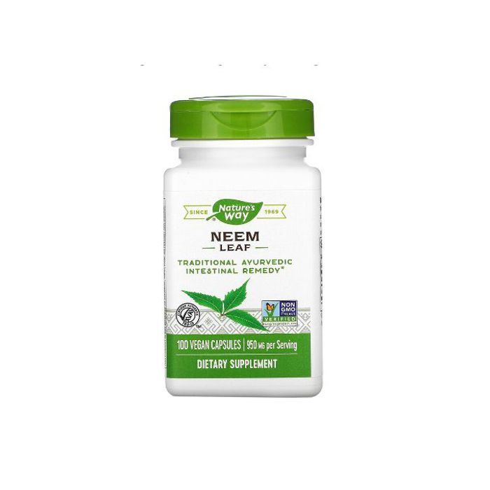 Neem Leaf, Feuille de margousier, 950 mg, 100 capsules végétariennes