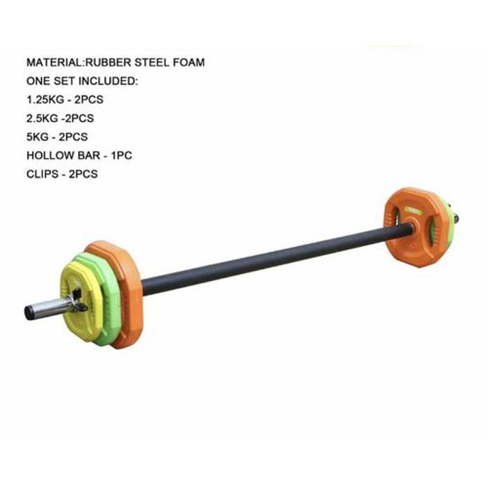 20kg Professional Adjustable BodyPump Barbell Weight Set Strength Training Bodybuilding Home Gym