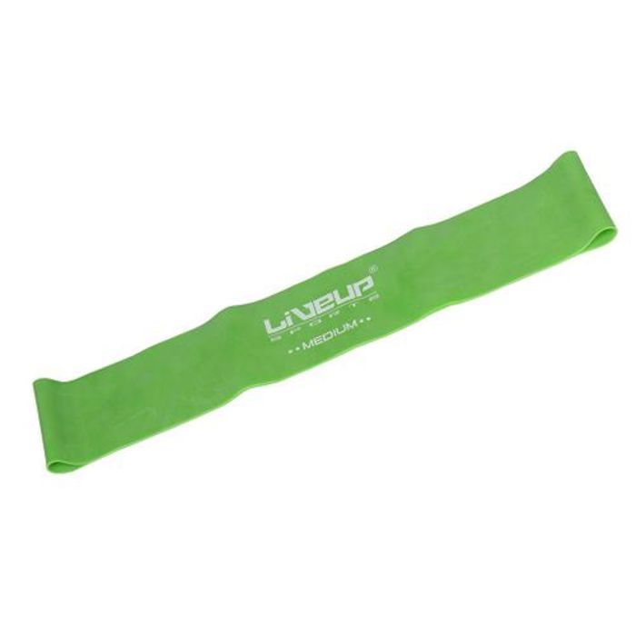 Mini Bande Élastique - Live Up - Medium - 25x5x0,08 cm - Résistance Progressive - Fitness