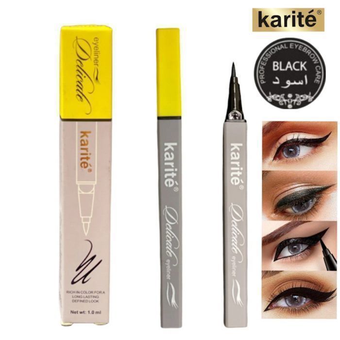 Eyeliner Liquide - MARQUE - Ultra Noir - Tenue 24H - Waterproof - Pointe Flexible