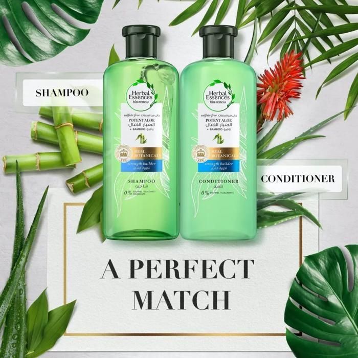 Pack Promo Herbal Essences Bambou Shampoing - 400ml + Après-Shampoing - 400ml